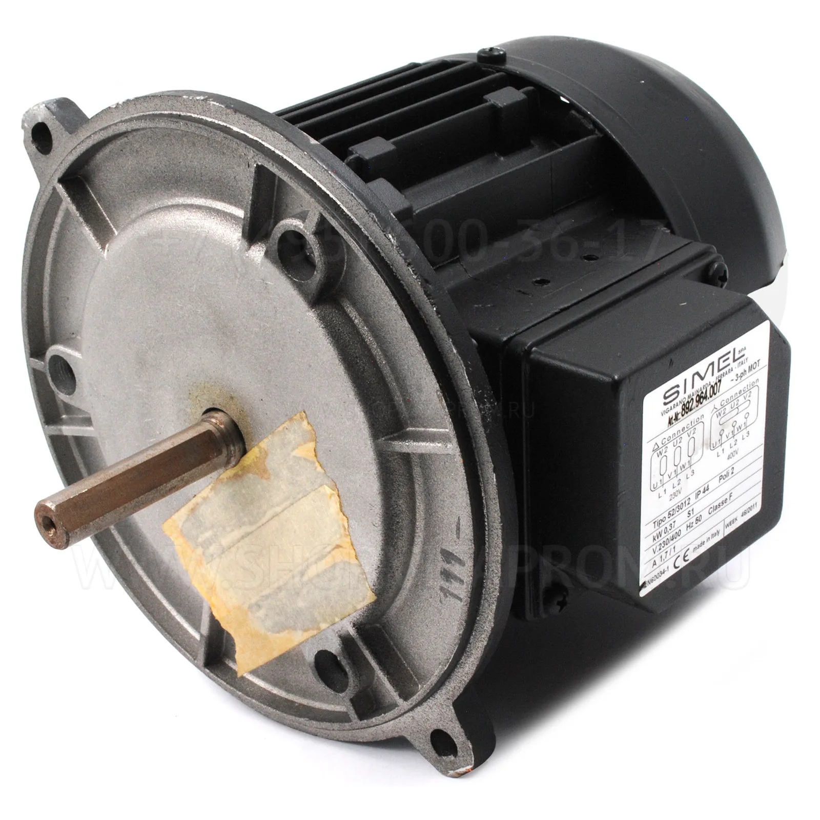 Электродвигатель Baltur 16897 Simel 52/3012 kW 0,37 S1 V230/400 Hz 50 A 1,7/1 Class F