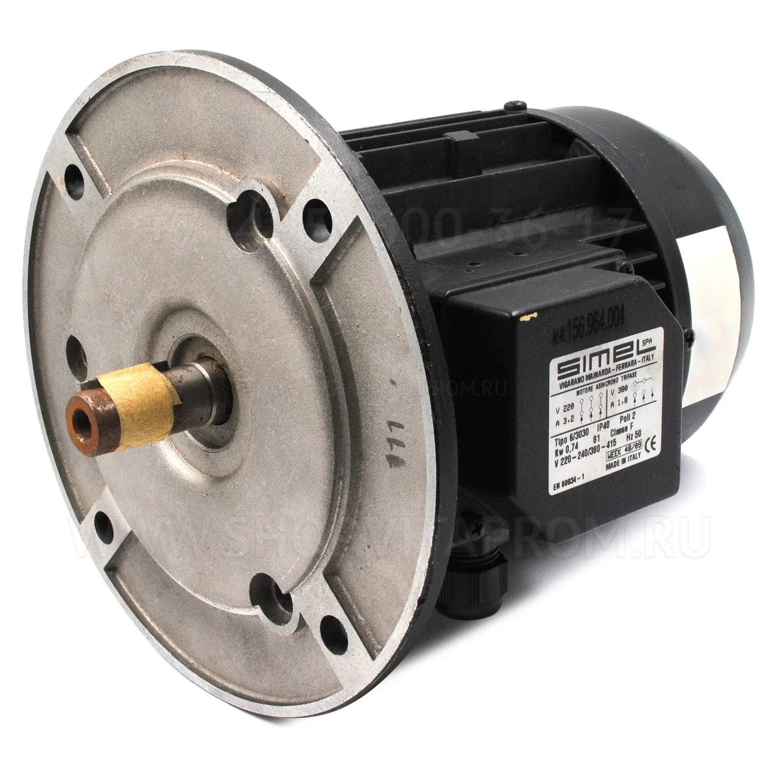 Электродвигатель Baltur 6/3030 Simel 0005010059 Kw 0,74 S1 V220-240/380-415 Hz50 Class F