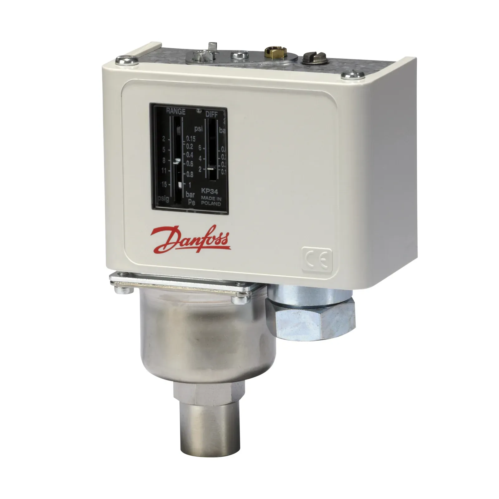 Реле давления Danfoss 060-214966 KP34 (0,14-1,07 бар)