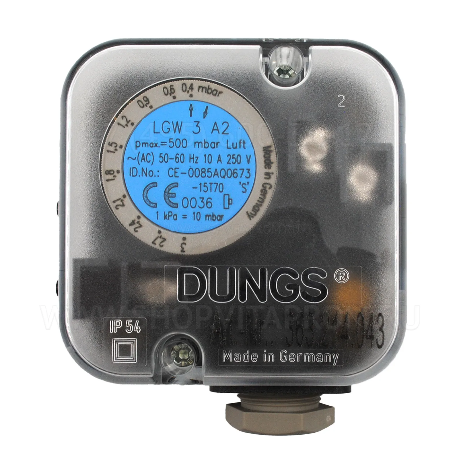 Датчик-реле давления Dungs LGW3A2 107409